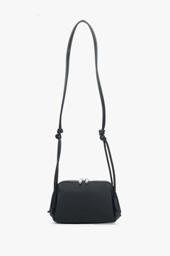 Women's Small Black Soft Genuine Leather Crossbody Bag Estro ER00118933.