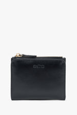 Women’s Small Black Wallet made of Genuine Leather Estro ER00118309.