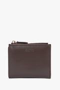 Women’s Small Dark Brown Wallet made of Genuine Leather Estro ER00118310.
