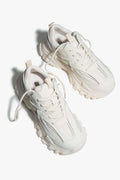 Women's Light Beige Low-Top Chunky Platform Sneakers ES8 ER00112610.
