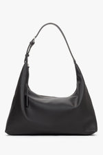 Women’s Spacious Dark Brown Shopper Bag in Genuine Leather Estro ER00119536.