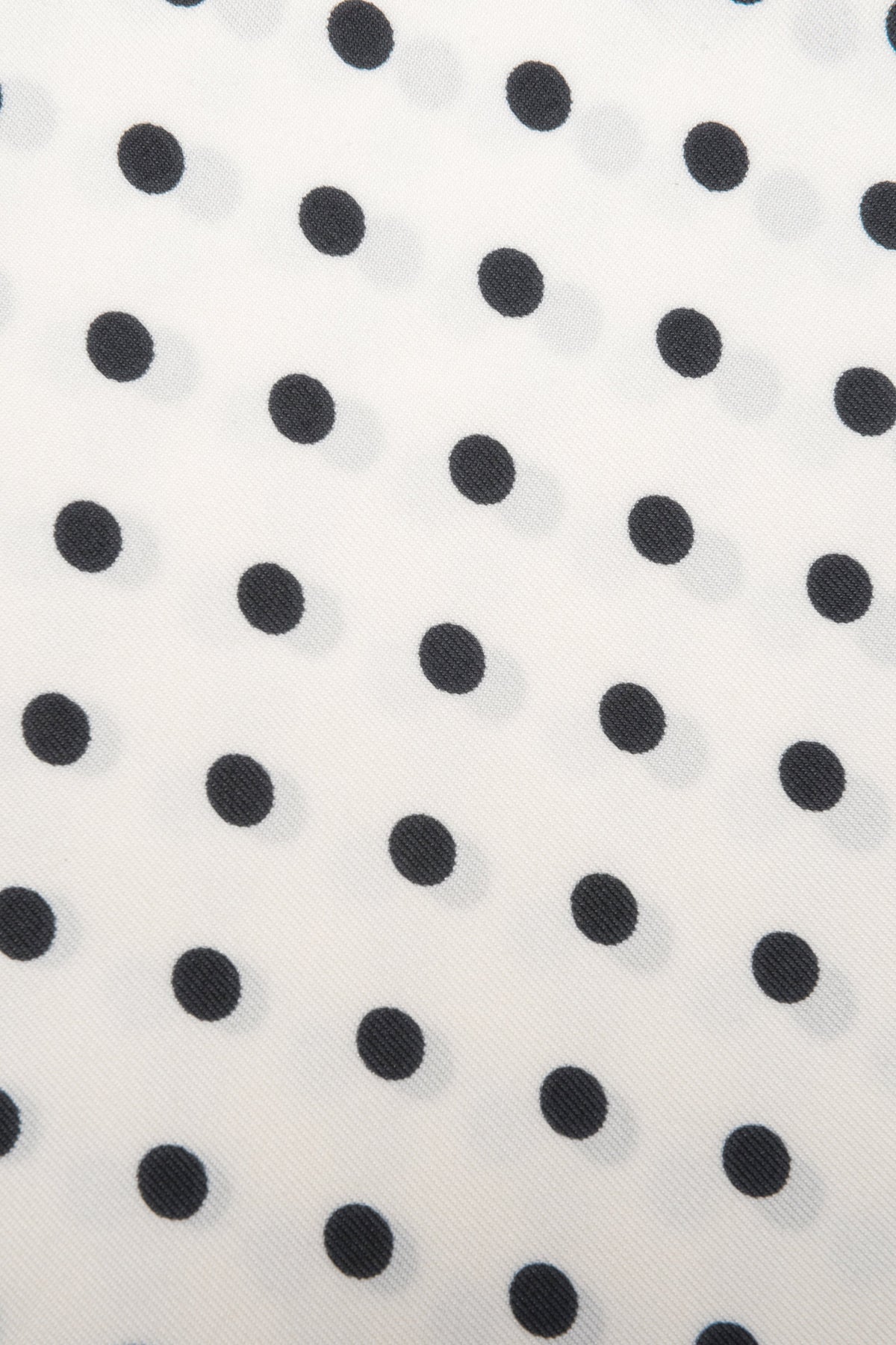 Women’s white and black polka dot neckerchief Estro.
