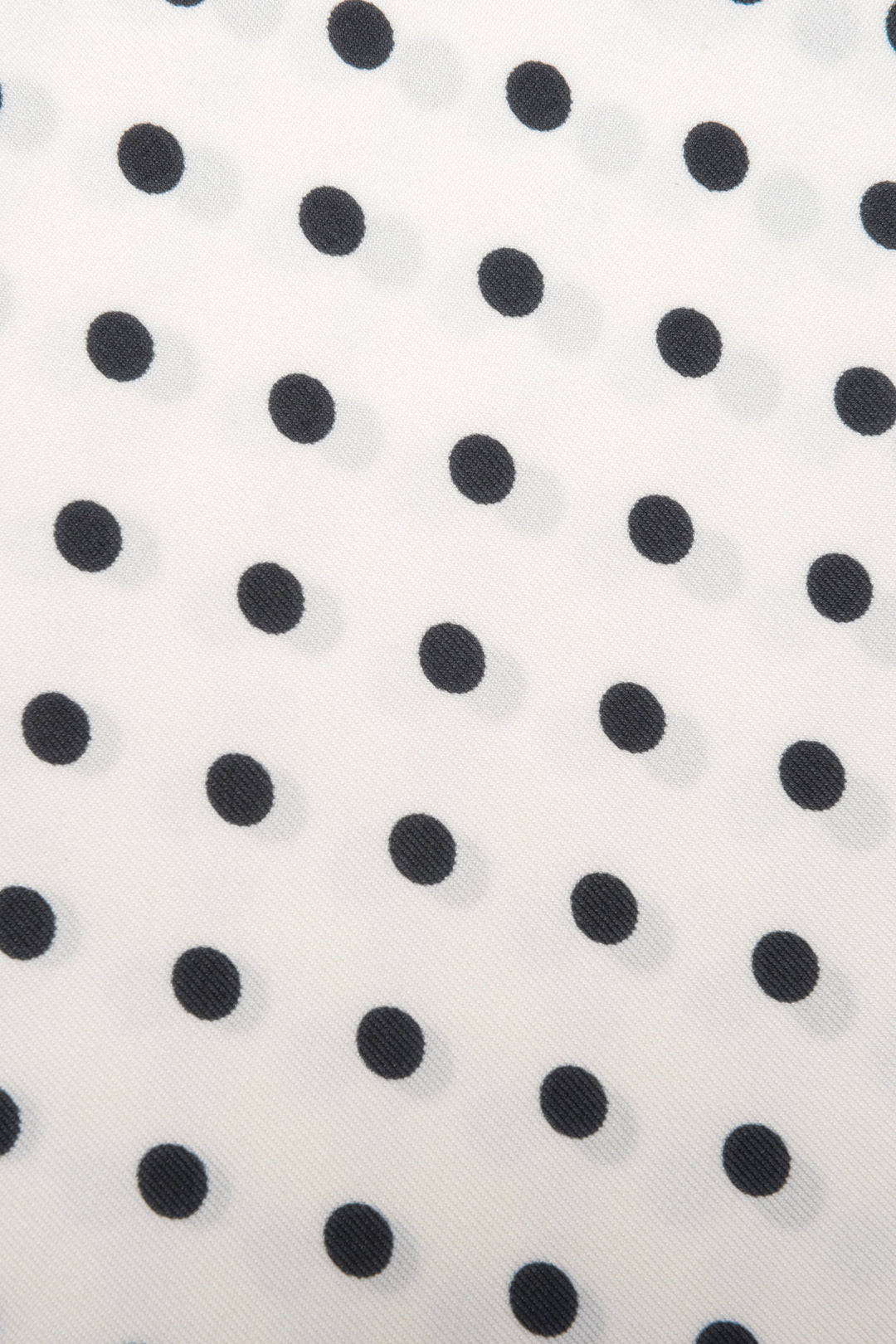 Women’s white and black polka dot neckerchief Estro.