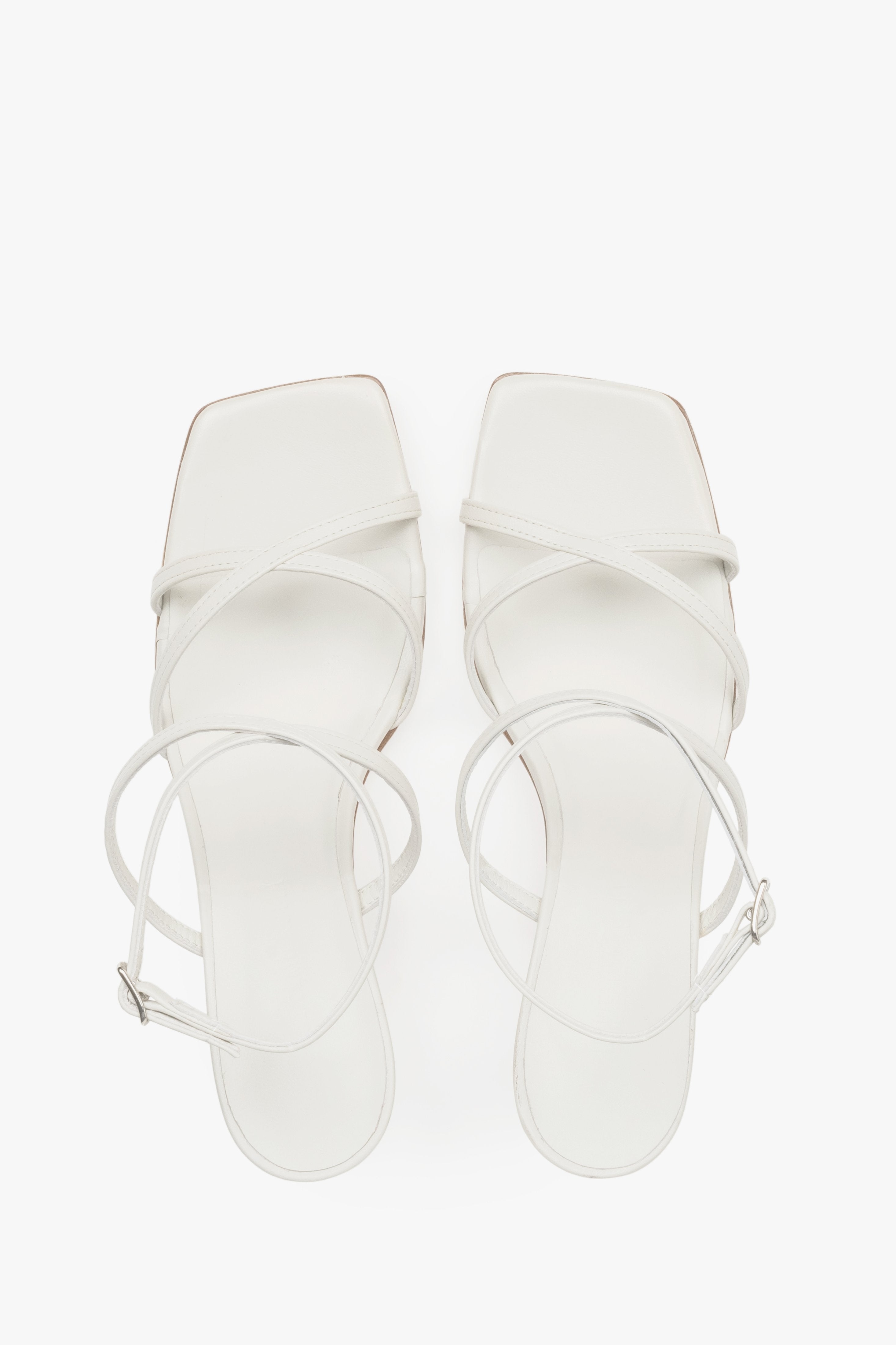 Guglielmo Rotta white leather sandals – luxury Italian craftsmanship for weddings and galas.