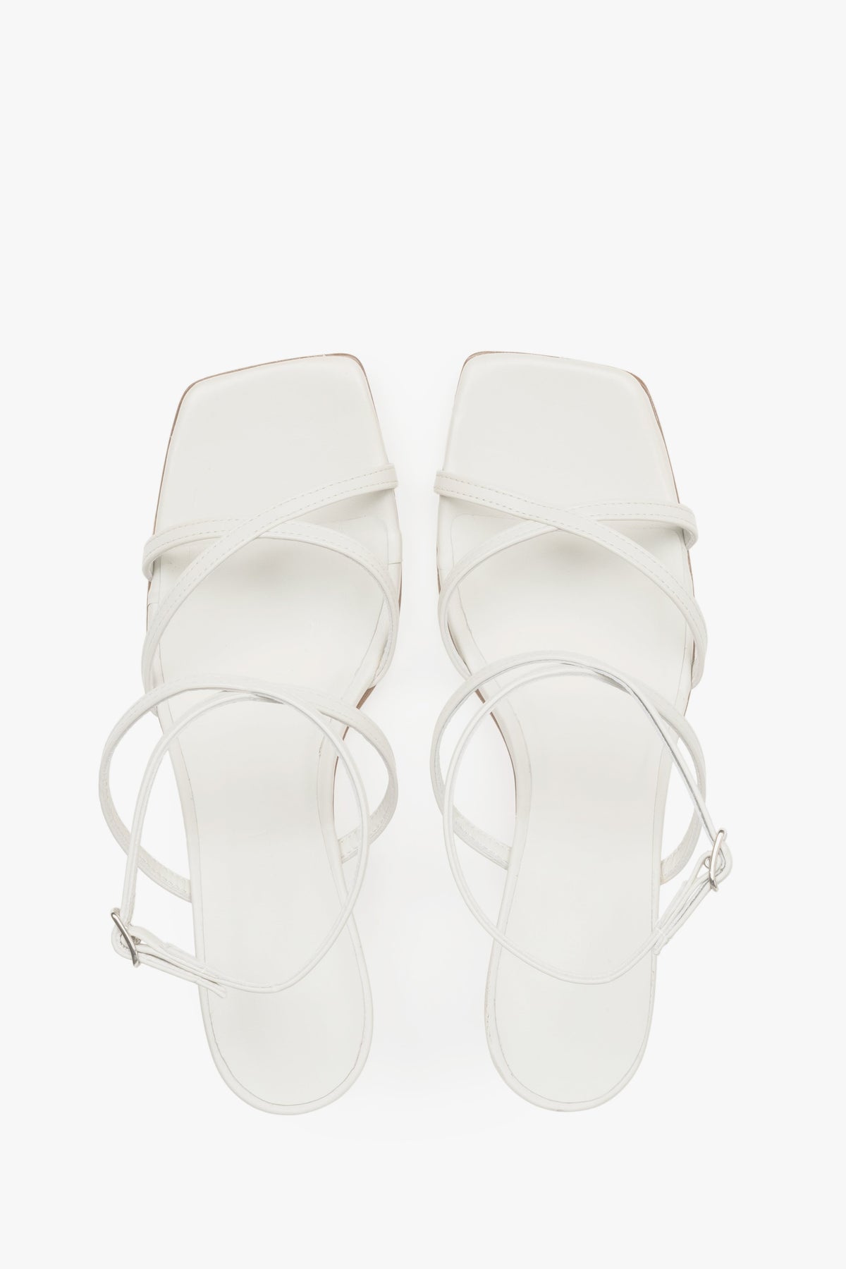 Guglielmo Rotta white leather sandals – luxury Italian craftsmanship for weddings and galas.