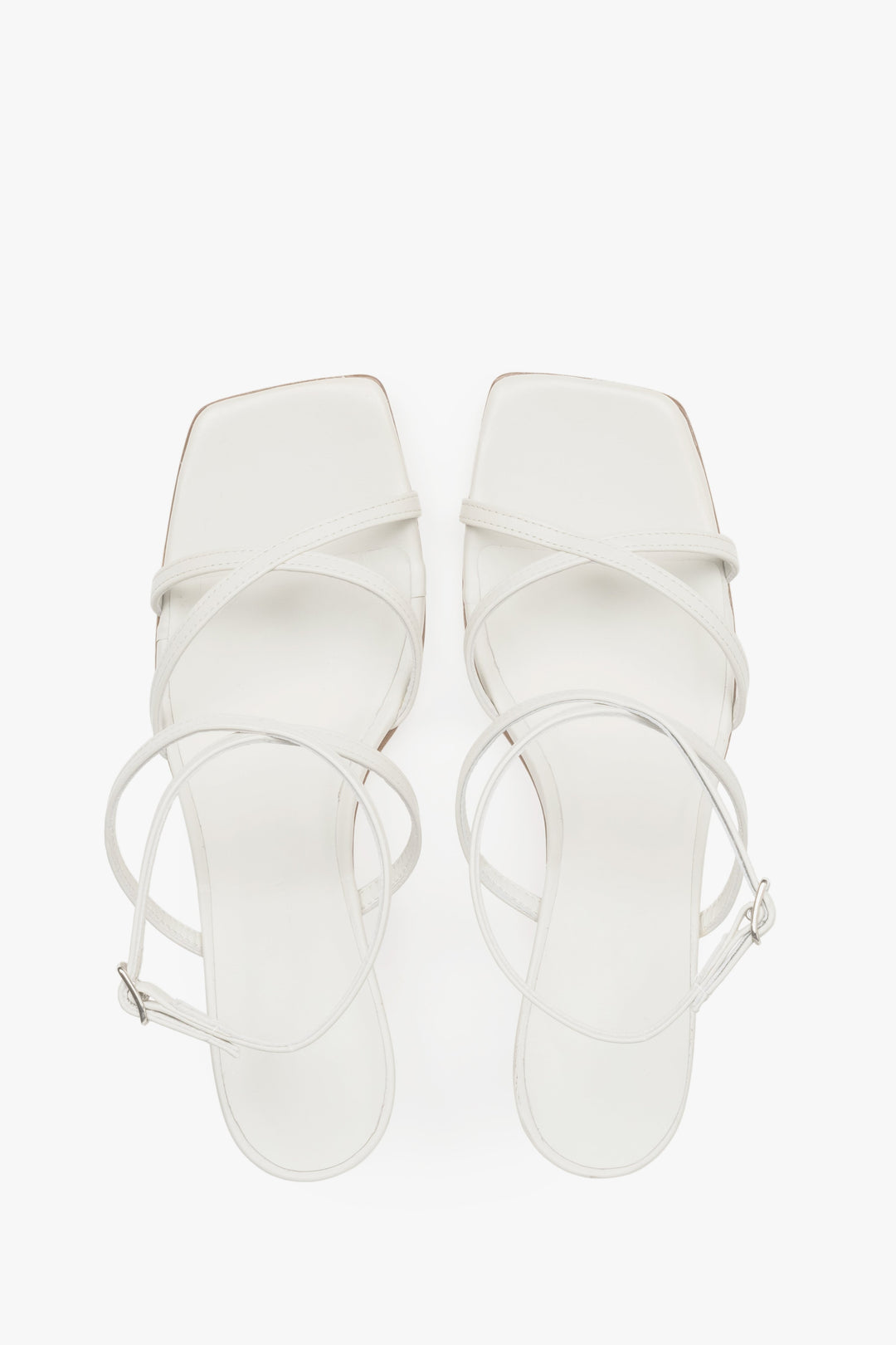 Guglielmo Rotta white leather sandals – luxury Italian craftsmanship for weddings and galas.
