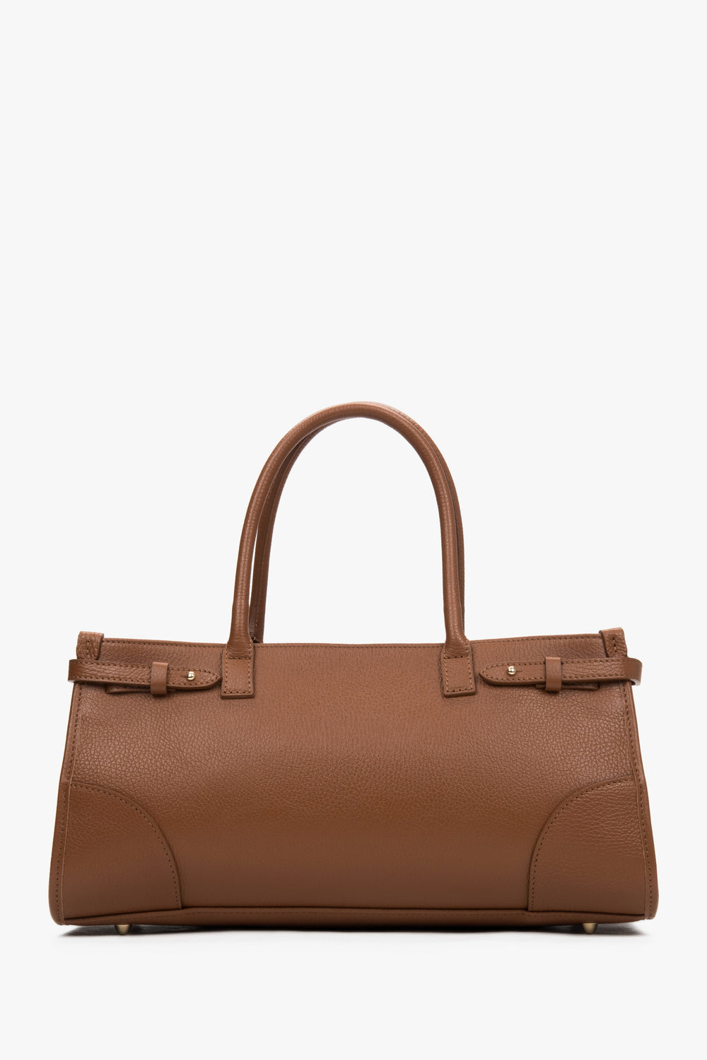 Women's Brown Tote Handbag made of Premium Italian Genuine Leather Estro ER00117433.