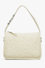 Women's Cream Beige Shoulder Bag Estro ER00114943