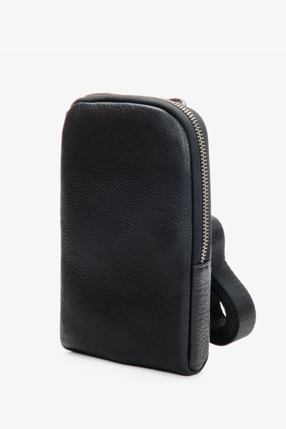 Men's Black Wallet Style Bag made of Genuine Leather Estro ER00110902.