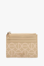 Women's Beige Jet Set Small Logo Wallet Estro ER00113660.