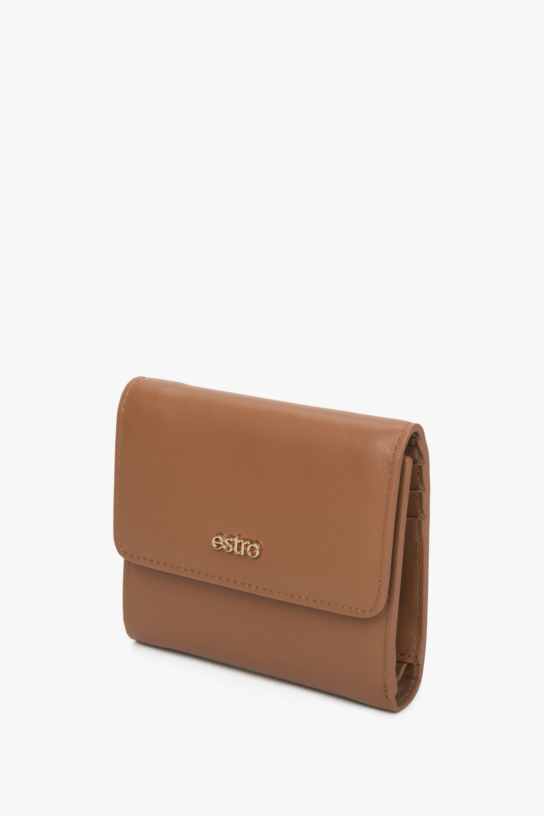 A handy brown women's wallet by Estro.