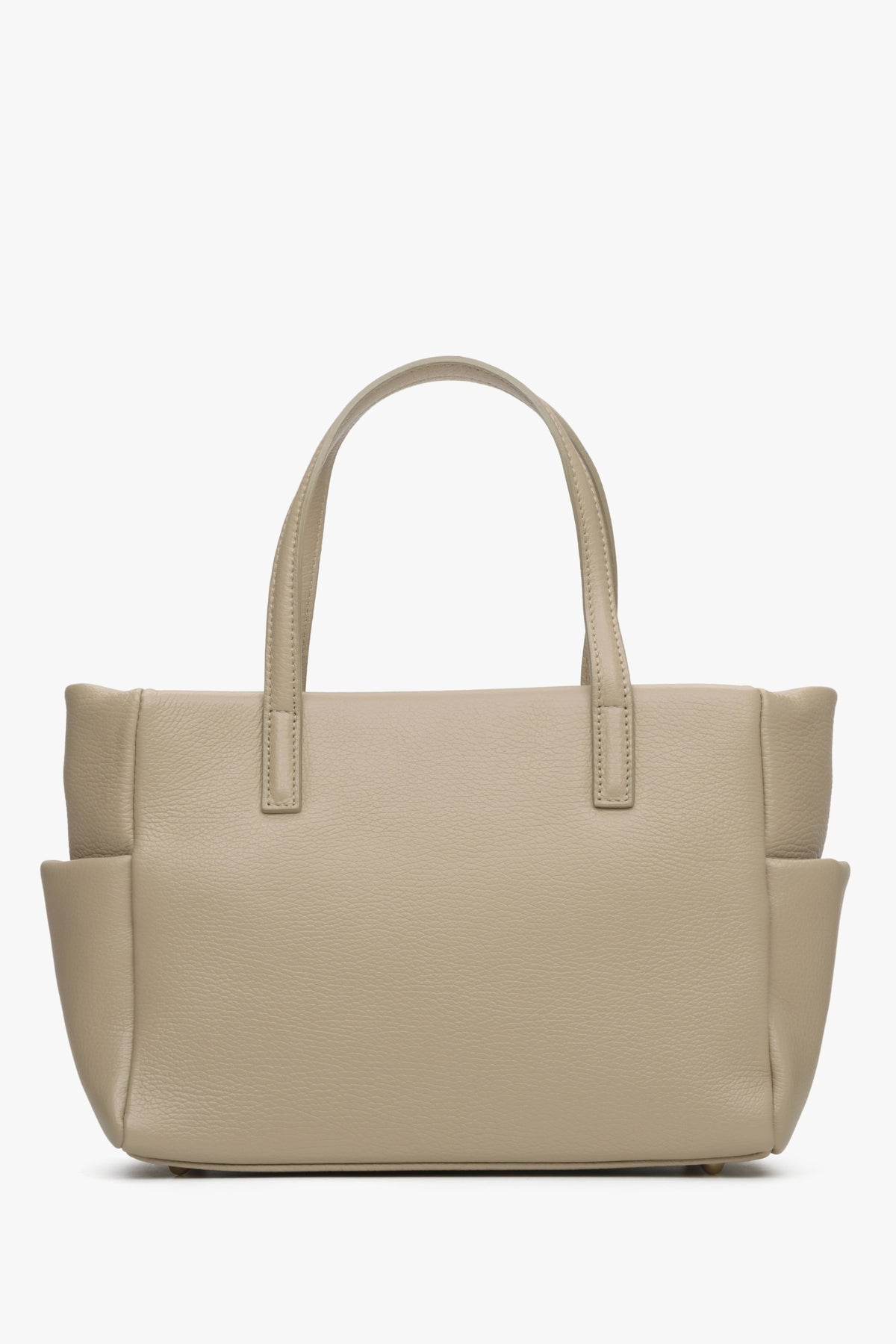 Women's beige shopper bag by Estro.