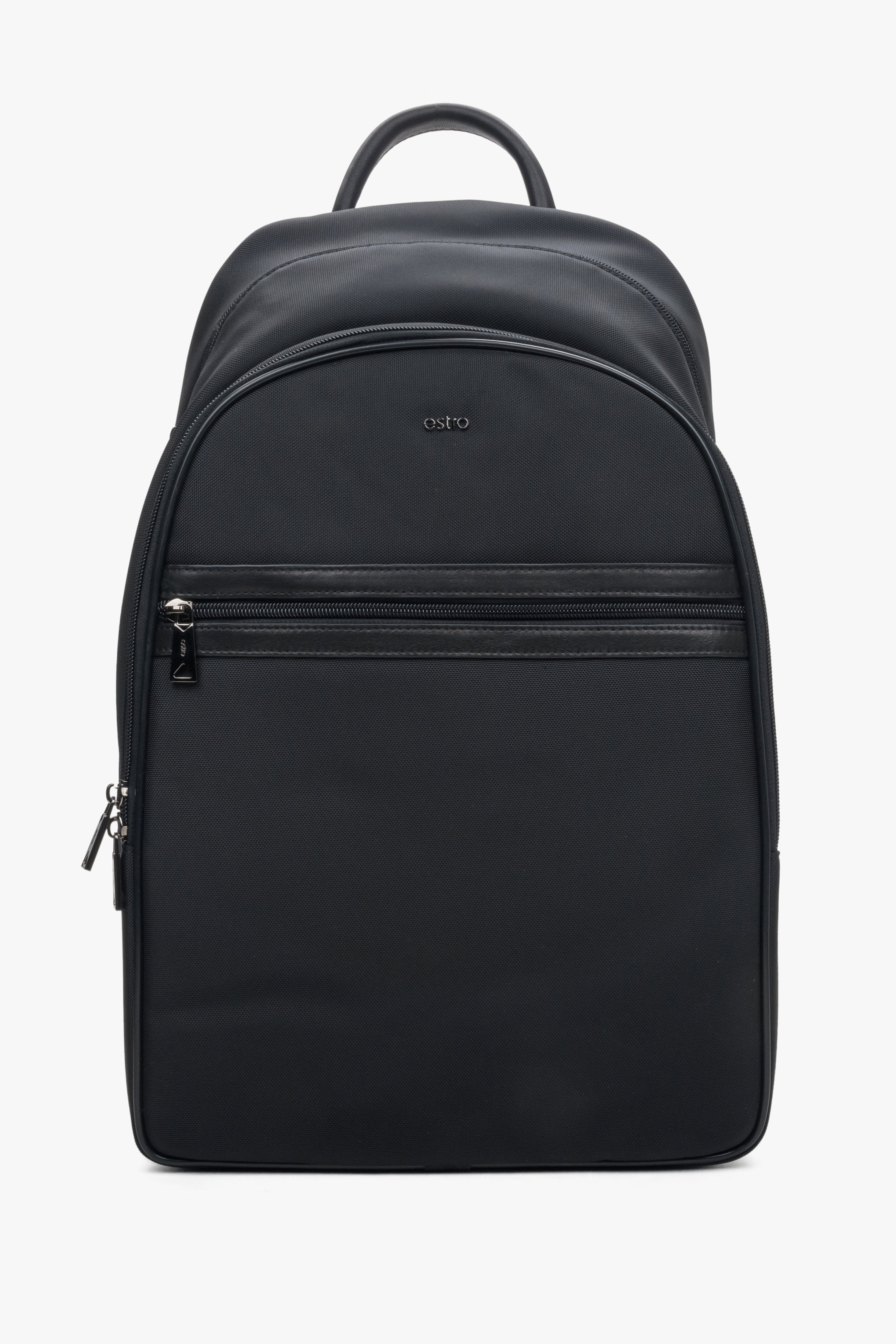 Mens black backpack sale best sale