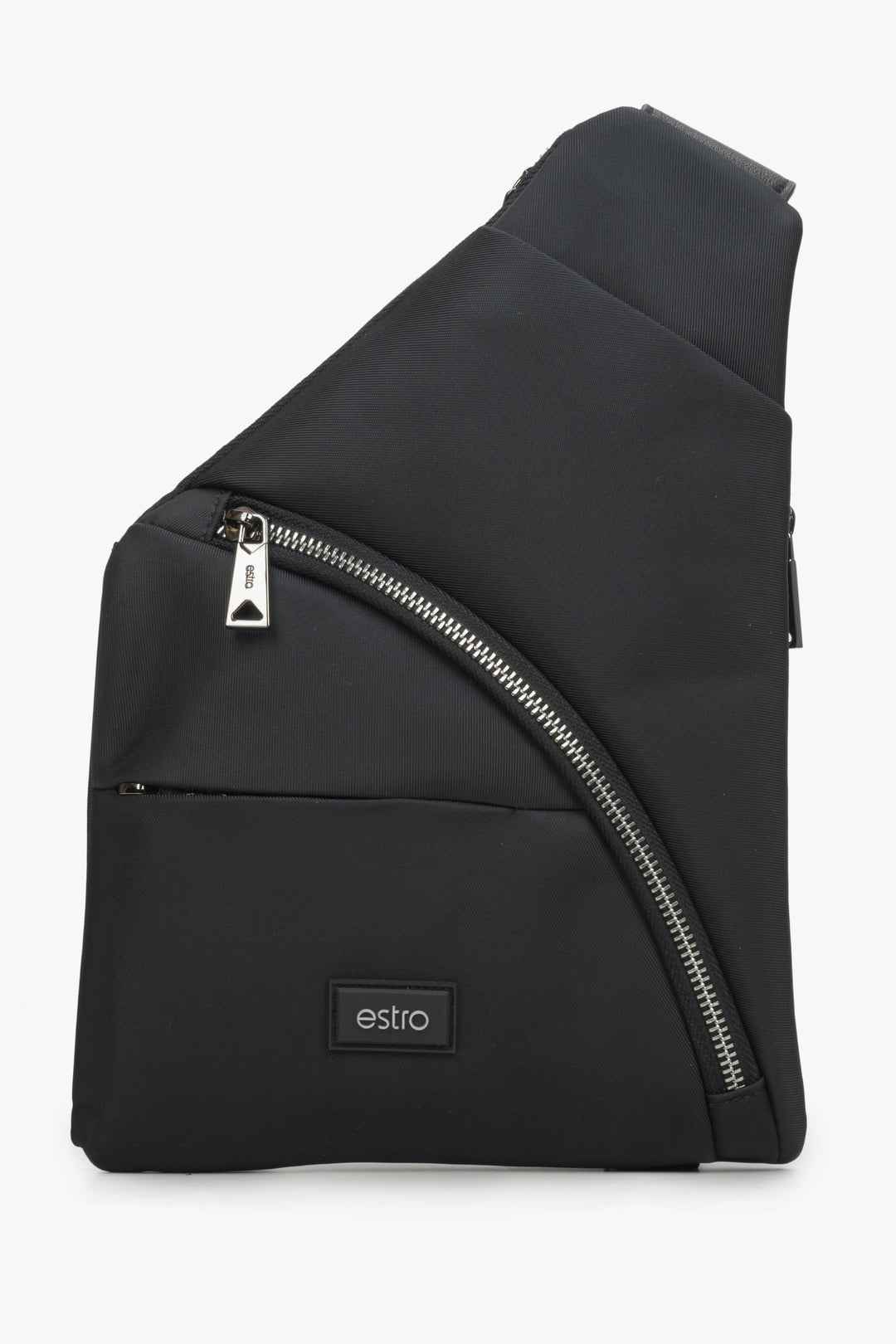 Men's Black Shoulder Bag Estro ER00114444.