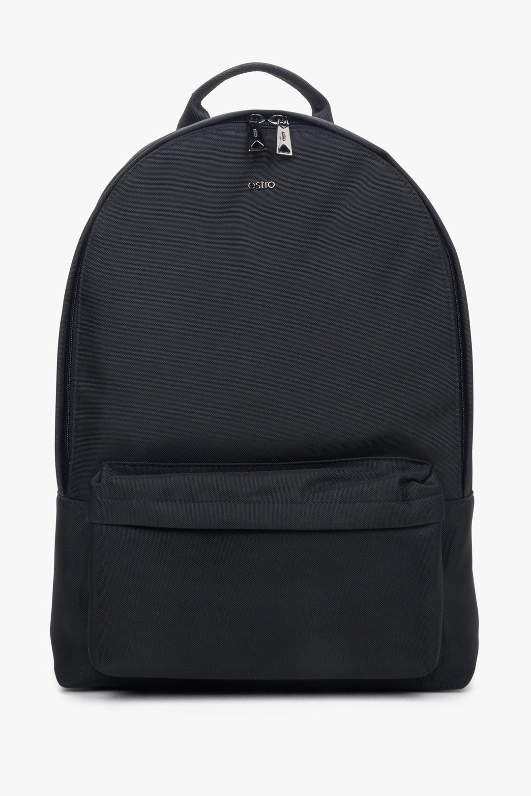 Men's Black Backpack with Soft Shoulder Straps Estro ER00114150.