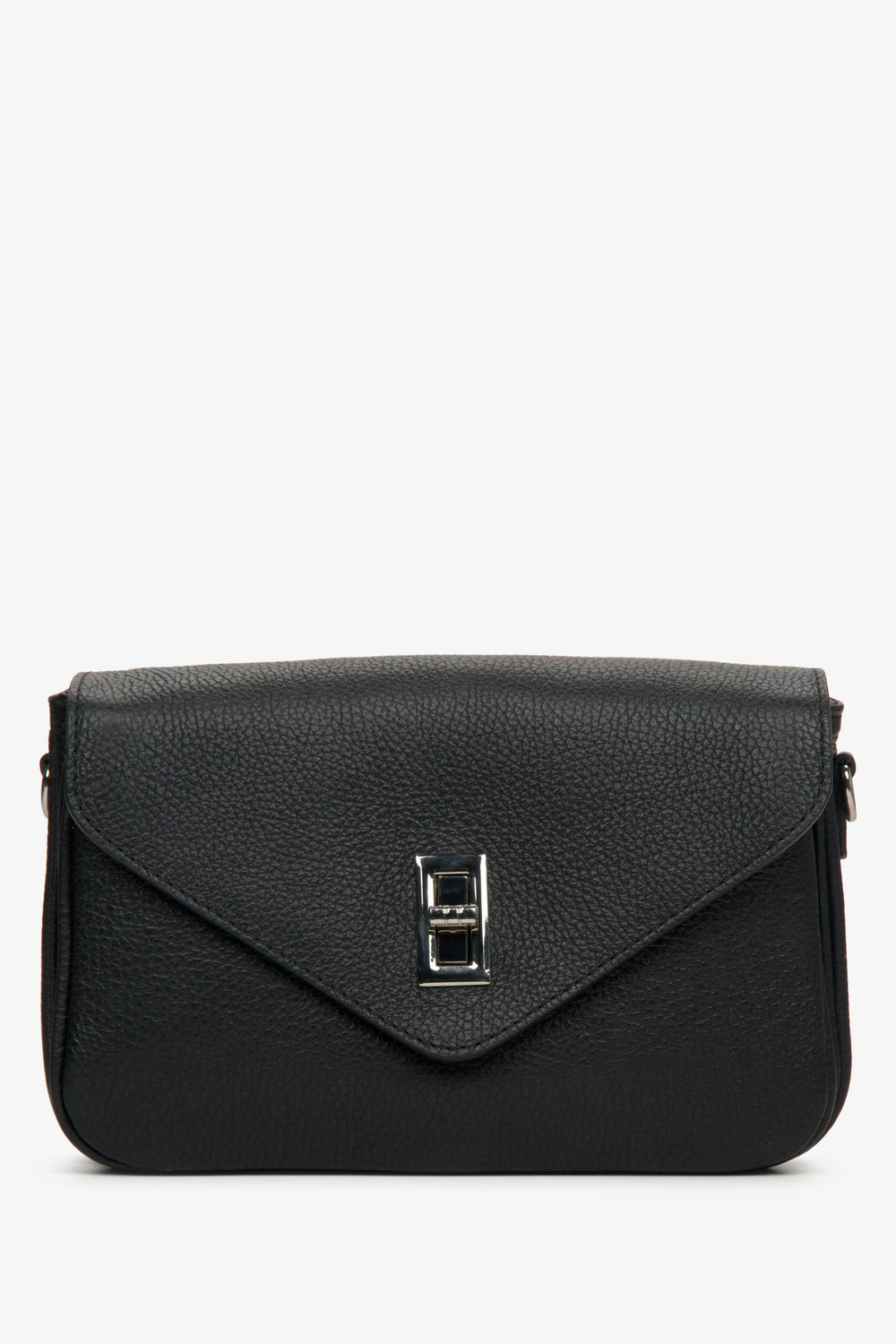 Small Black Women's Leather Bag Estro ER00111896