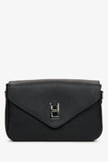Small Black Women's Leather Bag Estro ER00111896