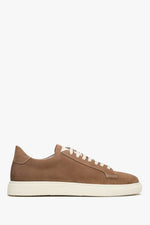 Men's Brown Nubuck Sneakers Estro ER00112859